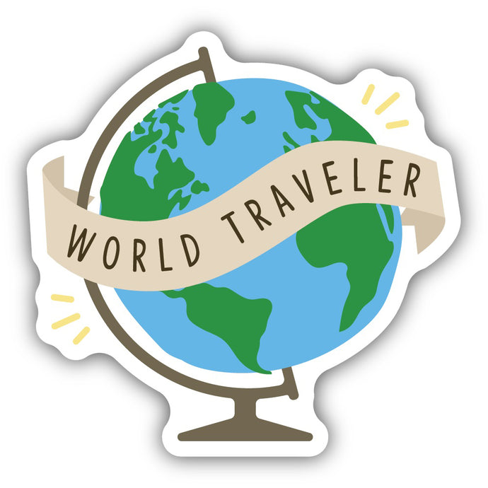 World Traveler Sticker 1572-LSTK