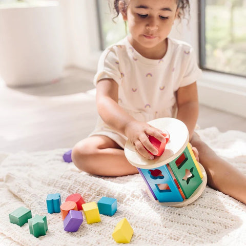 Melissa and Doug - Match and Roll Shape Sorter 50297