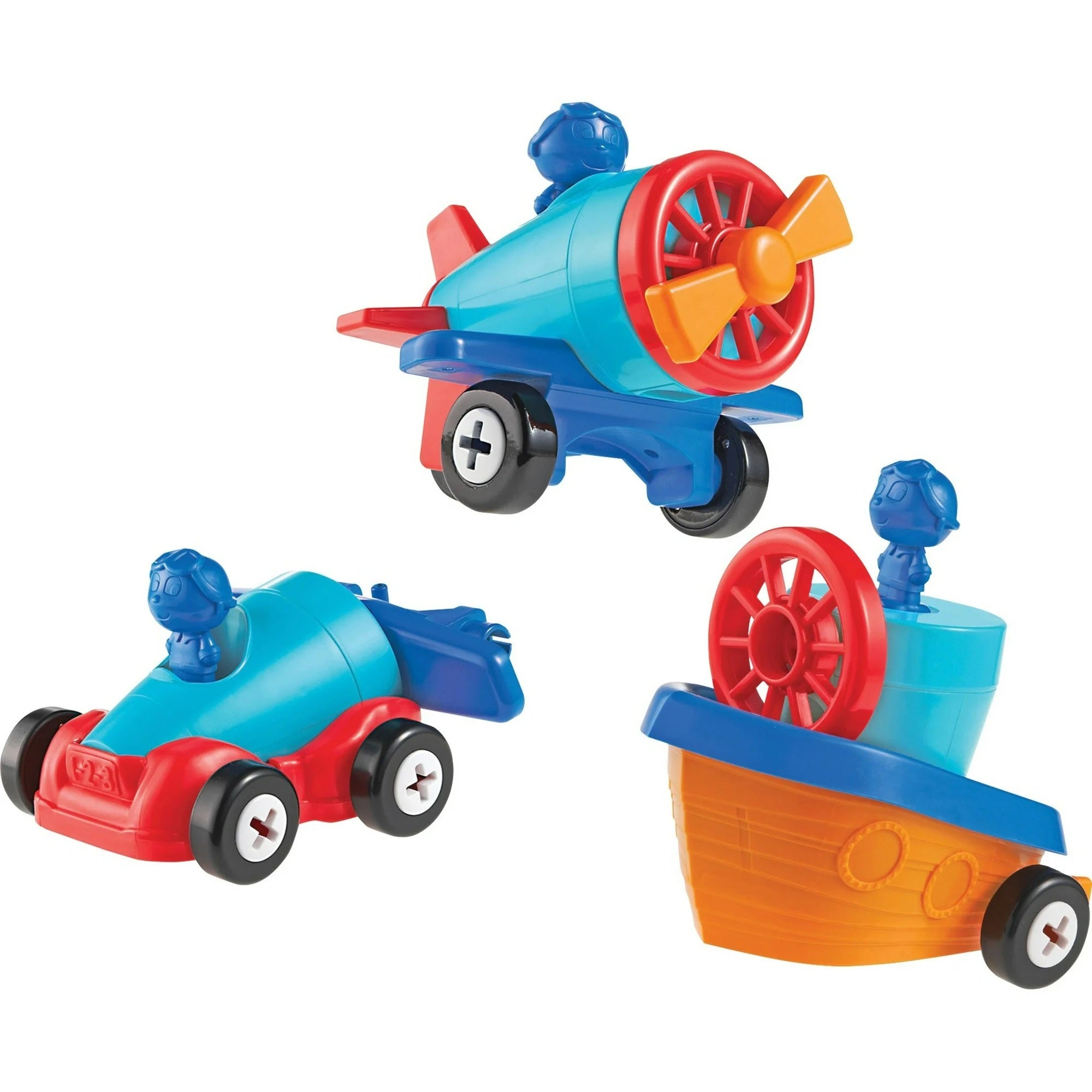 Learning Resources 1-2-3 Build It! Car-Plane-Boat LER 2840 – Good's ...