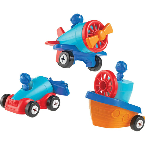 1-2-3 Build It! Car-Plane-Boat LER 2840