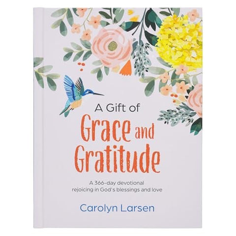 A Gift of Grace and Gratitude White Hardcover Devotional DEV329