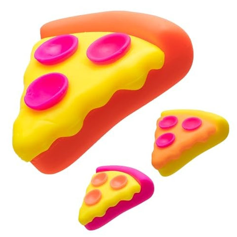 NeeDoh Squeezza pizza shaped squeeze toy