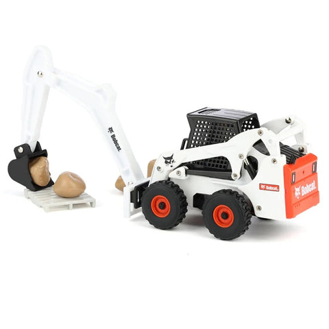 1/32 Bobcat Skid Steer Construction Play Set with 20 Pieces 16504