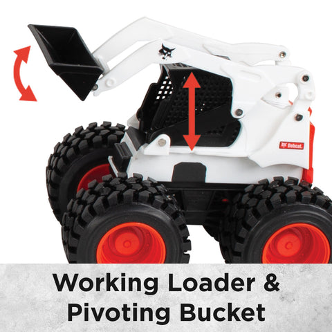 Bobcat Monster Treads 3-Piece Hauling Toy Set 16507