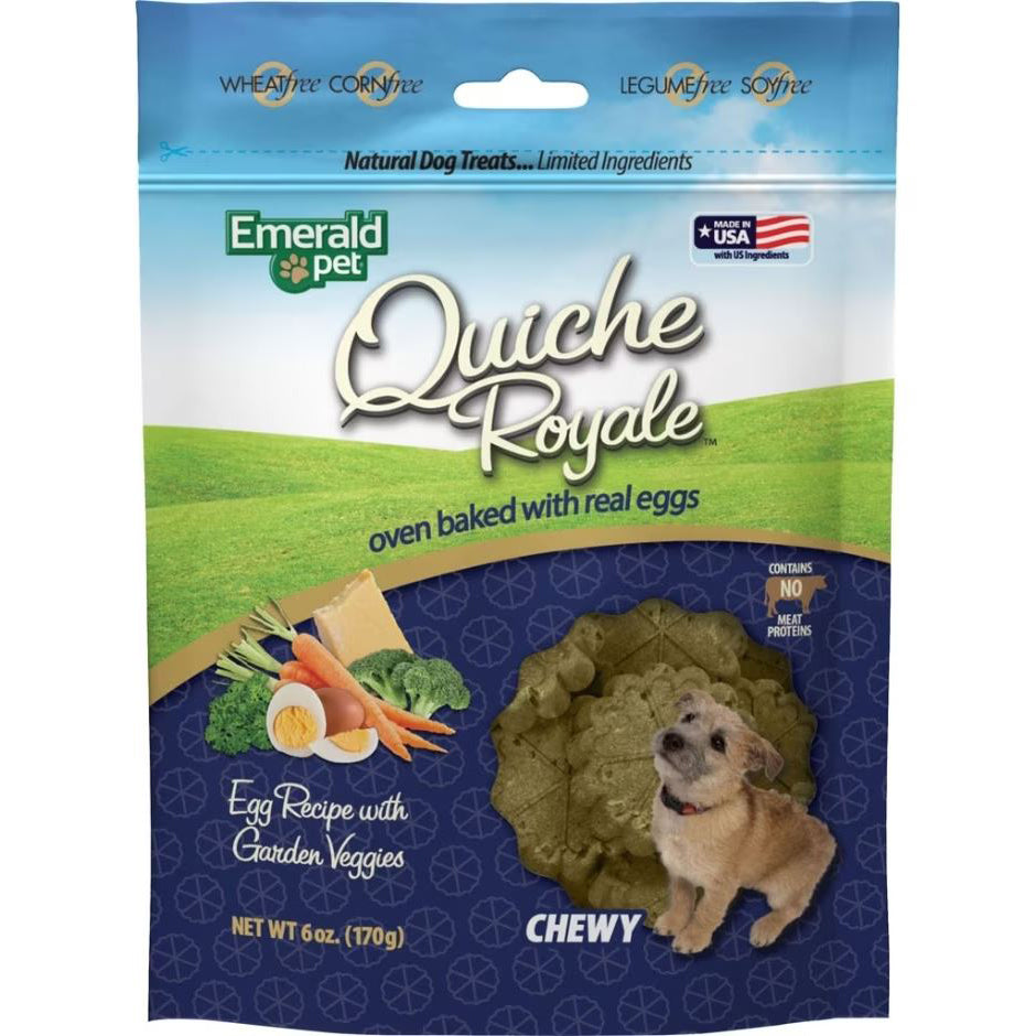 Quiche Royale Garden Veggies Chewy Dog Treats 16702-QV