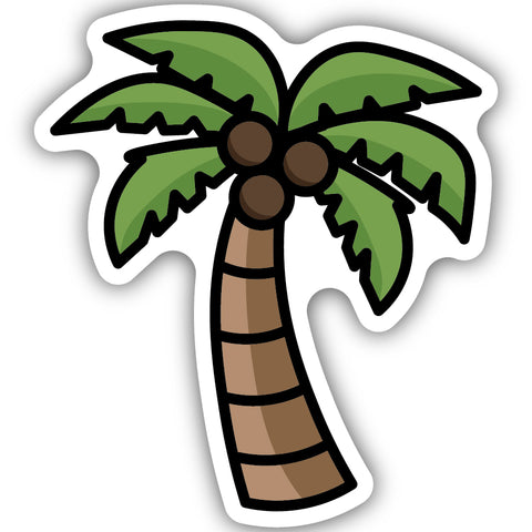 Palm Tree Sticker 1691-LSTK