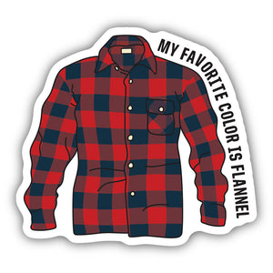 Plaid Flannel Sticker 1717-LSTK