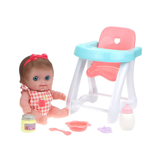 Lil' Cutesies Doll High Chair Doll and Accessories