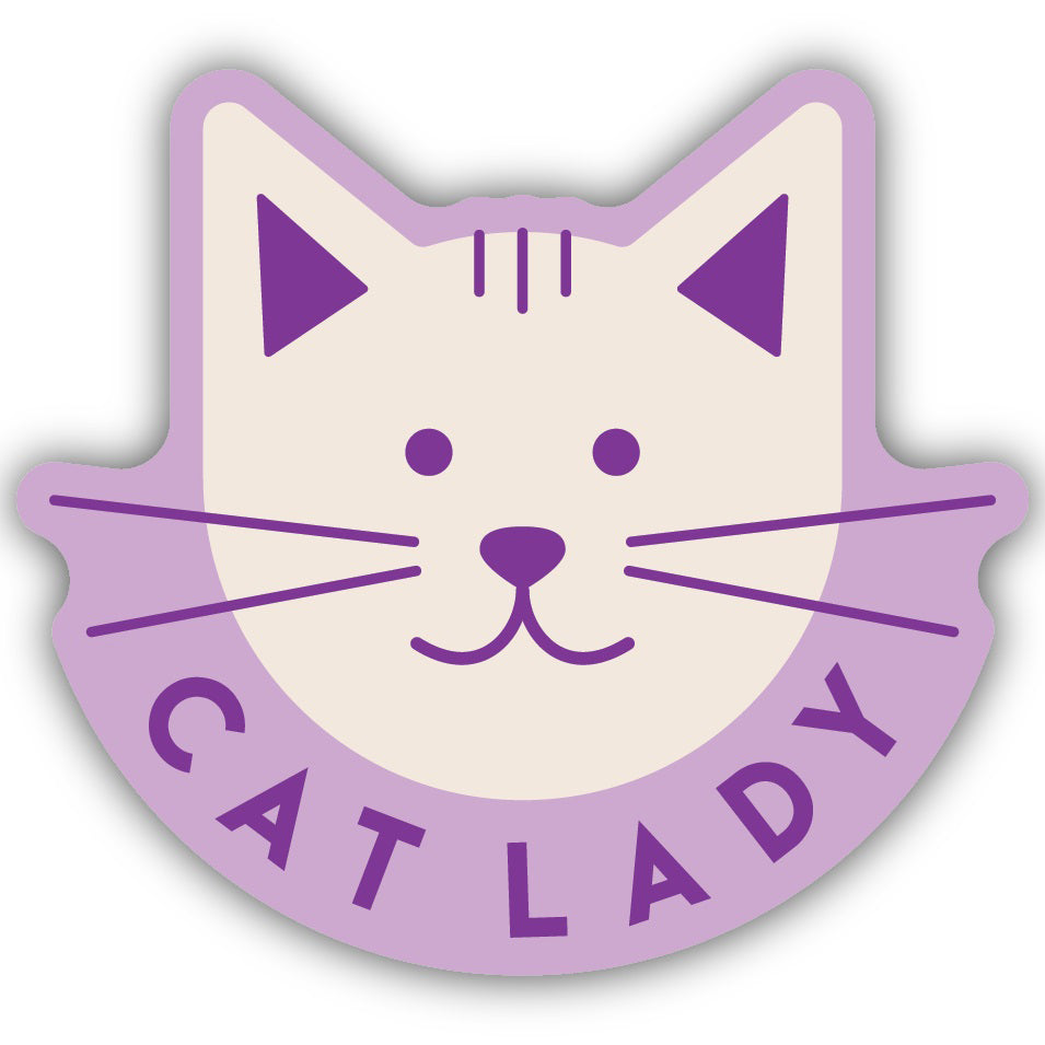 Cat Lady Sticker 1767-LSTK