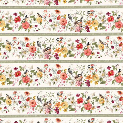 Blessed by Nature Collection Repeating Stripes Cotton Fabric 17808-273