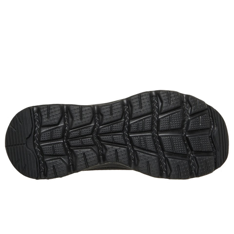 Sole of Skechers women's Glide-Step Sole Pollard Mills shoe in black