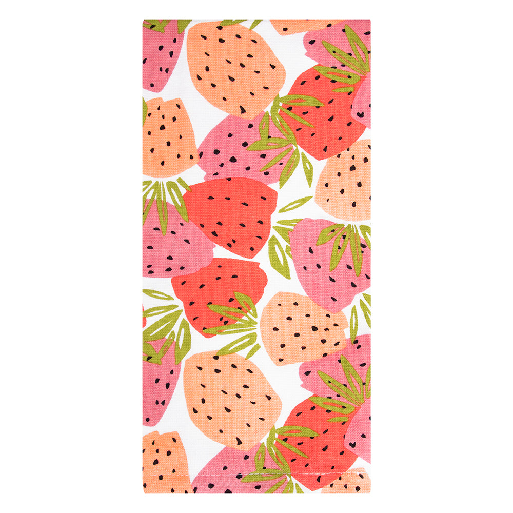Strawberry Pink Dual Kitchen Towel 18146