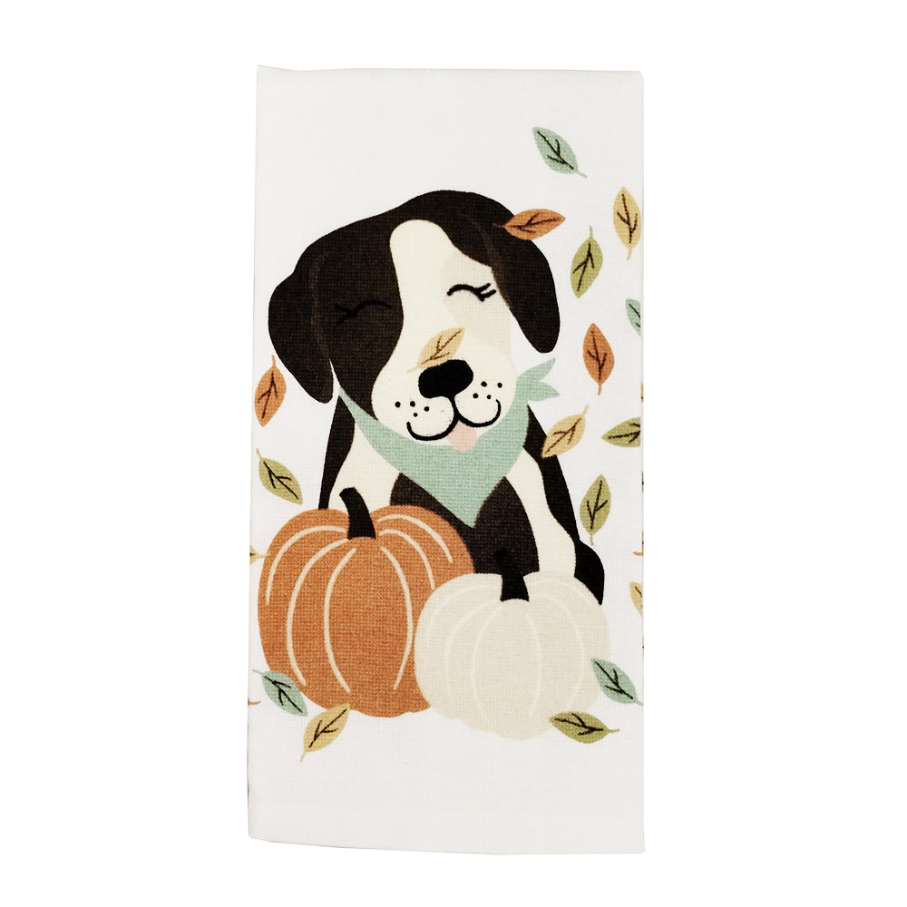 Pumpkin Pooch Dual Kitchen Towel 18323