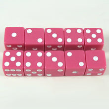 Pink, White 10-Pack 16mm Dice