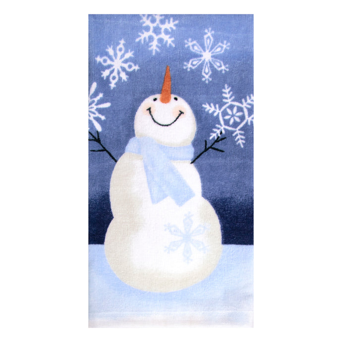 Snowman Ombre Fiber Reactive Kitchen Towel 18360