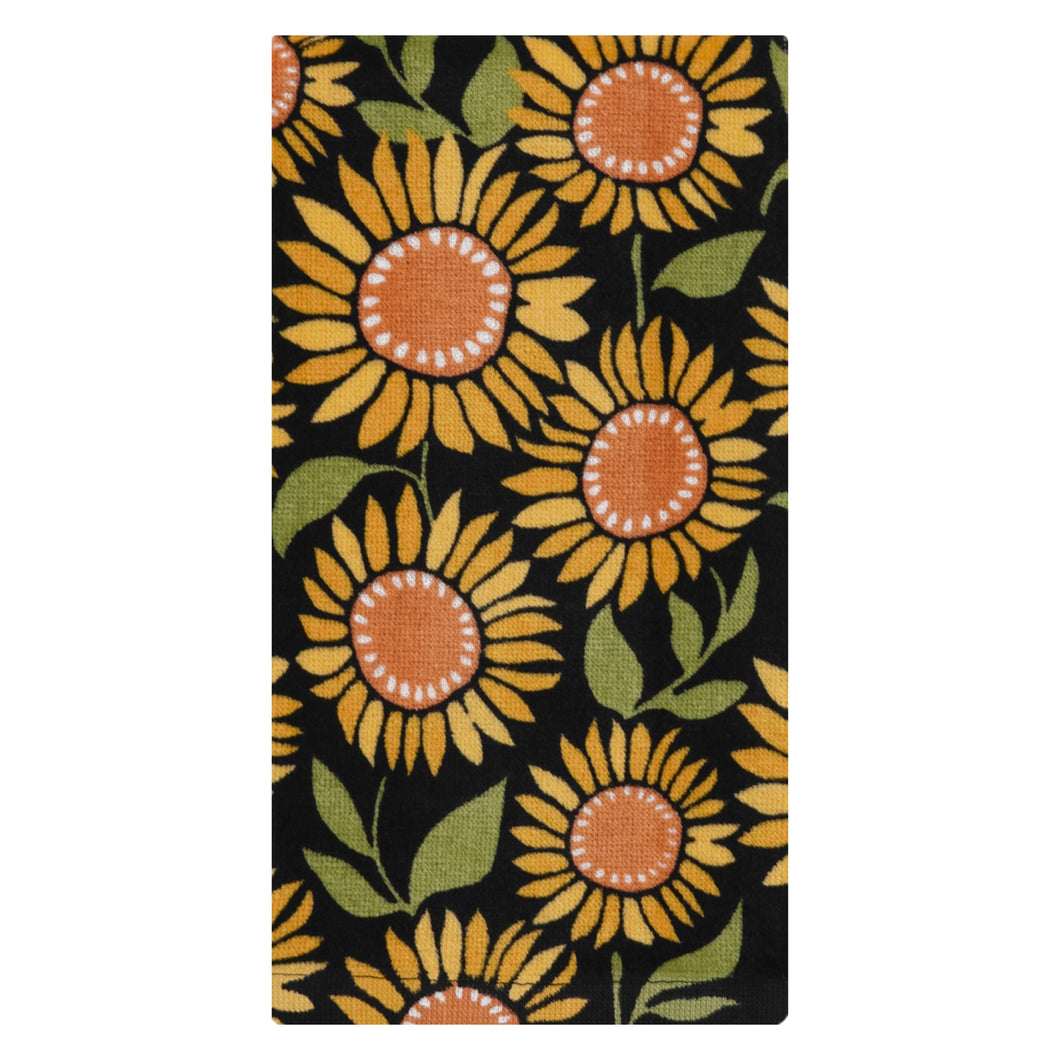 Sunny Groove Blossoms Fiber Reactive Kitchen Towel 18422