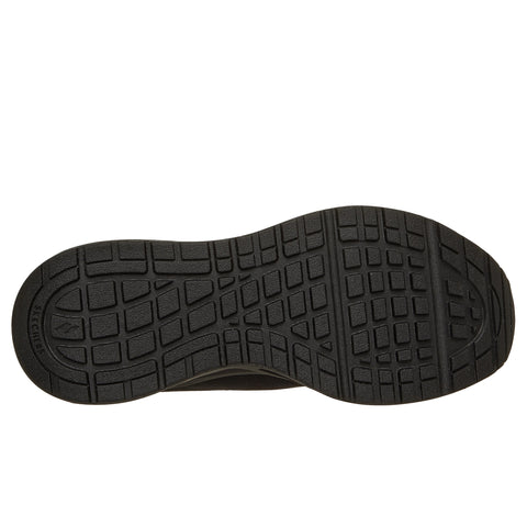 Outsole of Skechers Slip-ins women's UNO Glide-Step Air Gliders shoe in black