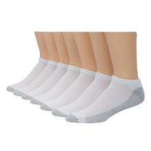 White 12-Pack Double Tough Men's No Show Socks 190V12