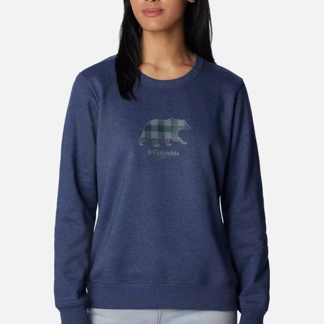 Nocturnal Heather Women's Hart Mountain II Graphic Crew Sweatshirt 195978