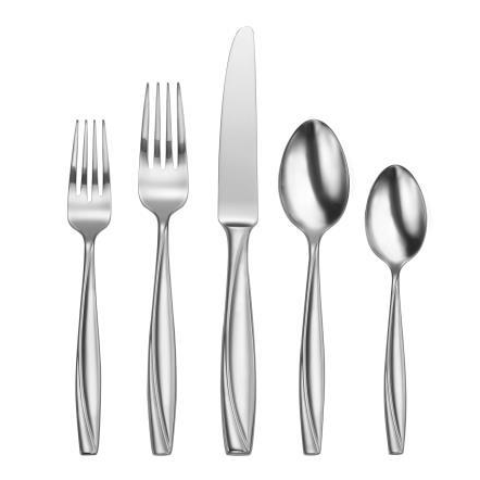 Camlynn 45-Piece Flatware Set H222045AL20 
place setting with five utensils
