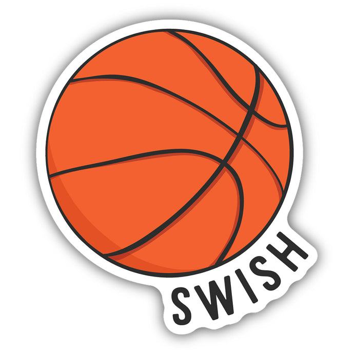 Swish Basketball Sticker 1985-LSTK