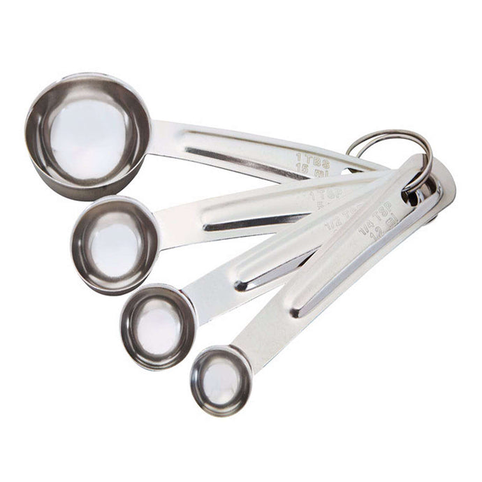 4-Piece Stainless Steel Measuring Spoons 19875