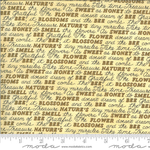 Moda Bee Grateful Collection Cotton Fabric 19963