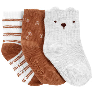 Baby 3-Pack Bear Socks 1N702210-998