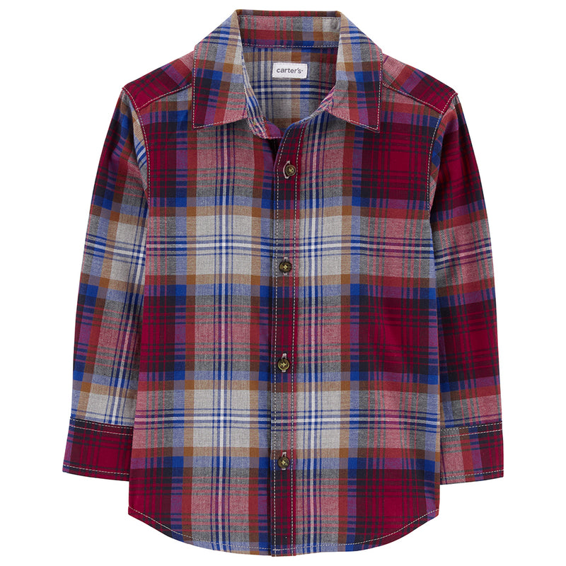 Carter's plaid hotsell flannel dress