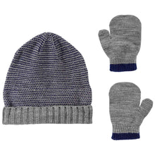 Boys' 2-Piece Knit Cap & Mittens Set 1P805410