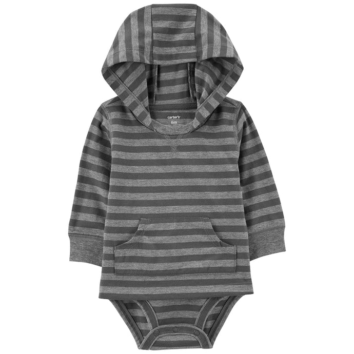 Baby Boys' Striped Hooded Bodysuit 1P807010