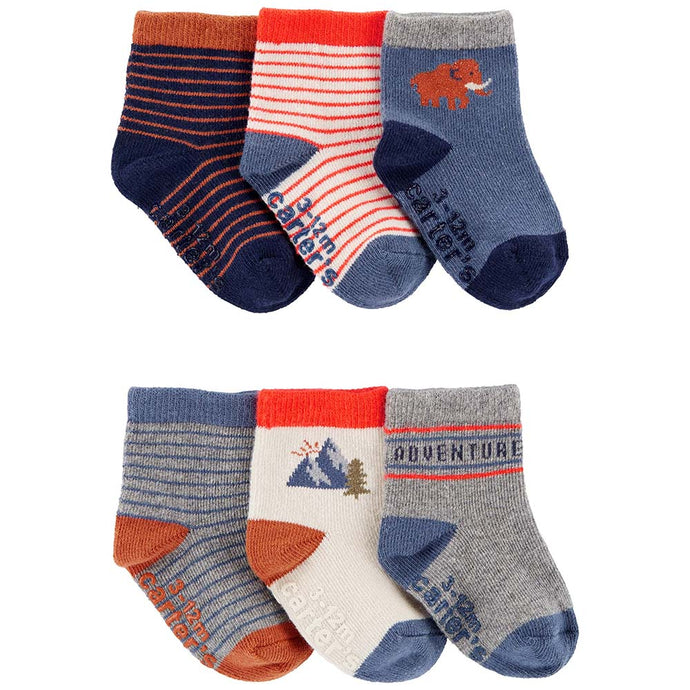 Baby Boys' 6-Pack Adventure Socks 1P881110-998