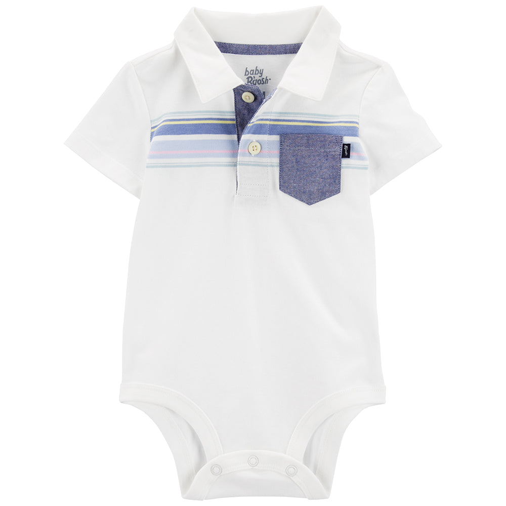 Oshkosh Baby Boys\' Pocket Henley Jersey Bodysuit 1Q437110 – Good\'s Store  Online