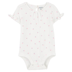 Baby Girls' Strawberry Pointelle Bodysuit 1Q441210