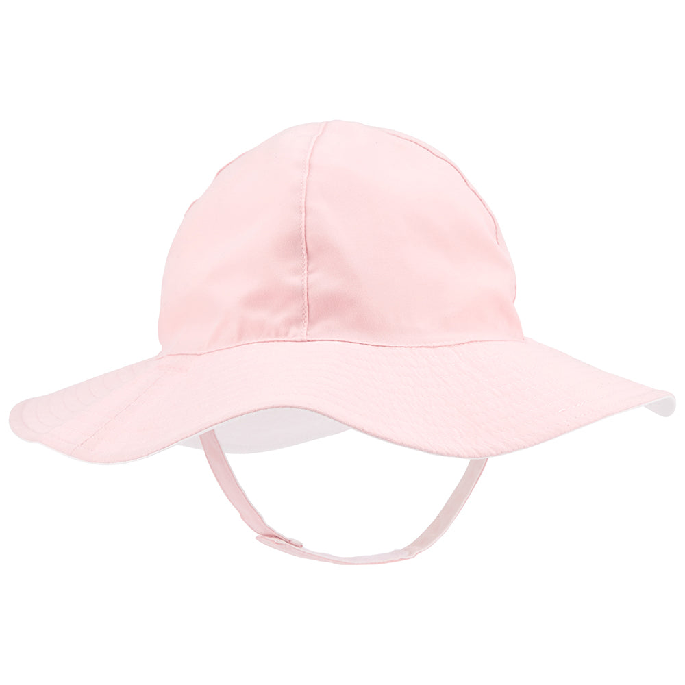 Baby Girls' Reversible Pink Sun Hat 1Q453310 Pink Side