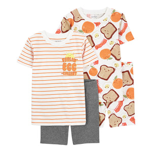 Baby Boys' 4-Piece Breakfast Pajamas 1Q510710