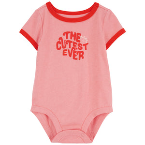 Carter's Baby Girls' The Cutest Ever Bodysuit 1Q540910 – Good's