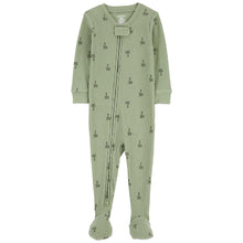 Palm Trees Toddler Boys' Fleece Footie Pajamas