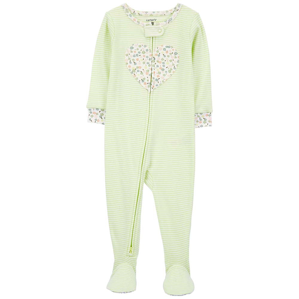 Baby Girl Carter's Breakfast Fleece Footless Pajamas
