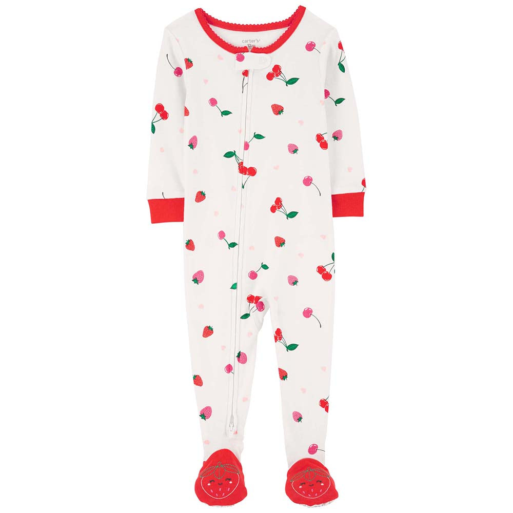 Carter's Girls' 1-Piece Cherry Footie Pajamas 1Q552010 – Good's Store Online