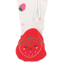 Close Up of Strawberry Face Footie