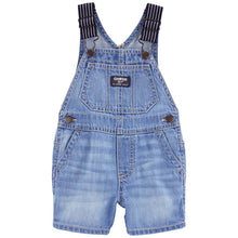 Boys' Hickory Stripe Strap Denim Shortalls 1Q891010