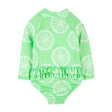Baby Girls' Green Fruit Swimsuit 1R071210 back