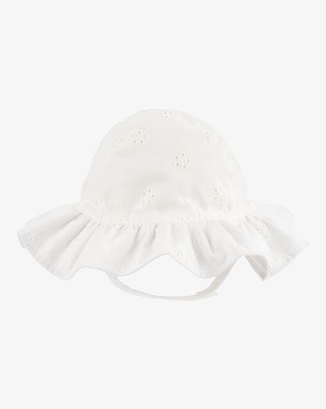 Baby Eyelet Sun Hat - Cream 1S518710-153
