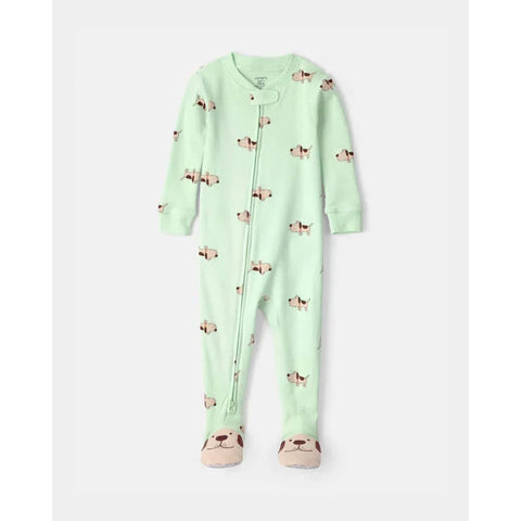 Toddler's Snug Fit Puppy Footed Pajamas 1U657210