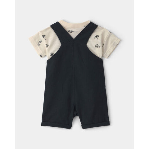 Baby Boys' 2-Piece Short-Sleeve Beach Overall Set 1V227510