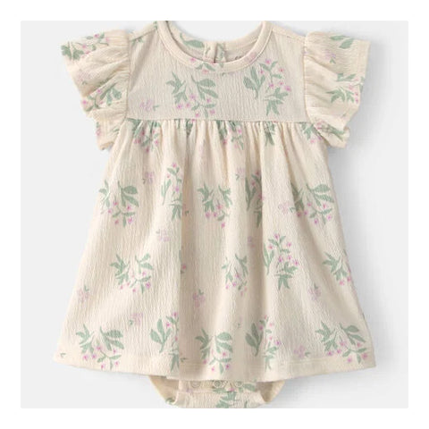 Baby Girls' 2-Piece Floral Cardigan Dress Set 1V406610