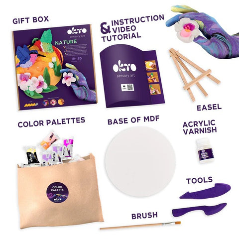 Air-Dry Clay 3D Painting Kit Hummingbirds 20043