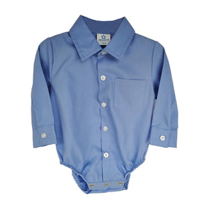 Baby Boy Chevron Weave Long Sleeve Bodyshirt 40404804