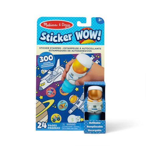 Melissa and Doug - Sticker WOW!� Activity Pad & Sticker Stamper - Astronaut 50240
